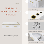 René Wall Mounted Styling Station