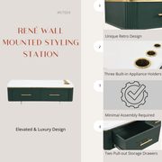 René Wall Mounted Styling Station