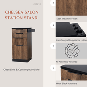 Chelsea Salon Station Stand - 2pks