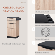 Chelsea Salon Station Stand - 2pks