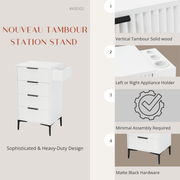 Nouveau Tambour Salon Station Stand - 2pks