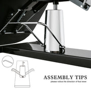 BarberPub Professional Hydraulic Beauty Bed, Height Adjustable Tattoo SPA Chair for Client 2753