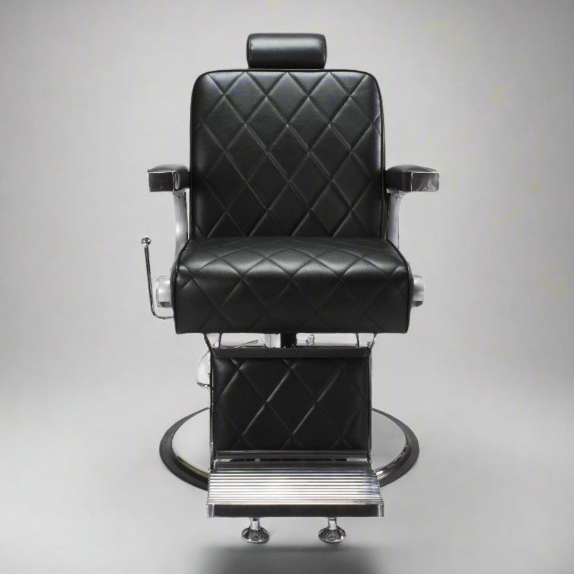 Wellington Barber Chair - Black (#KNG-B)
