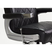Wellington Barber Chair - Black (#KNG-B)