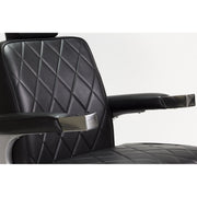 Wellington Barber Chair - Black (#KNG-B)