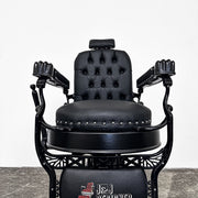 Custom Round Seat Koken - Black on Black