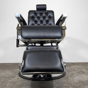 Custom Lincoln Barber Chair - Black Tufted Back