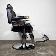 Custom Lincoln Barber Chair - Black Tufted Back