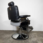 Custom Lincoln Barber Chair - Black Tufted Back