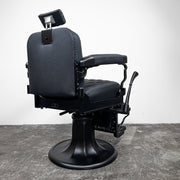Custom Koken Barber Chair Model No. 735 - Diamond Black