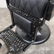 Custom Koken Barber Chair Model No. 735 - Diamond Black