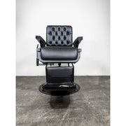 Custom Lincoln Barber Chair - Black on Black
