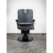 Custom Lincoln Barber Chair - Black on Black