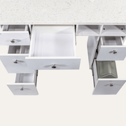 NAPA Manicure Table White/Silver