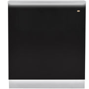 Janus Deluxe - LED Reception Front Desk Black & Silver DIR