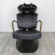 MANHATTAN Gold Shampoo Bowl And Chair