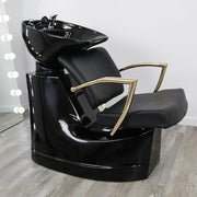 MANHATTAN Gold Shampoo Bowl And Chair