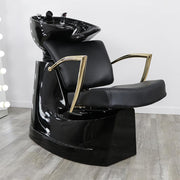 MANHATTAN Gold Shampoo Bowl And Chair