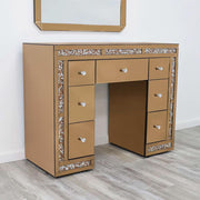 Rose Gold Nova Salon Station and Mirror