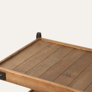 Sierra Reclaimed 3-Tier Rolling Cart (Large)