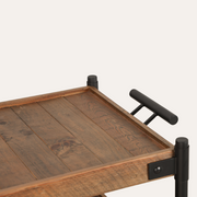 Sierra Reclaimed 3-Tier Rolling Cart (Large)