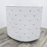 WHITE Glam Reception Desk