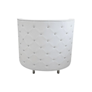 WHITE Glam Reception Desk