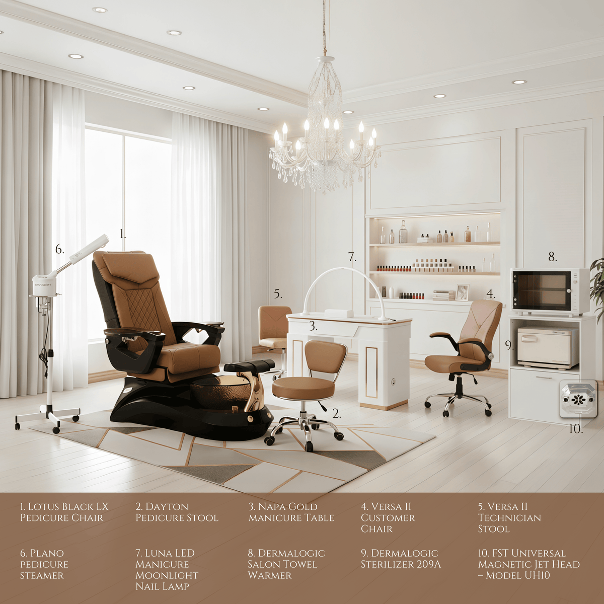 LOTUS II 10 Set Package - Cappuccino