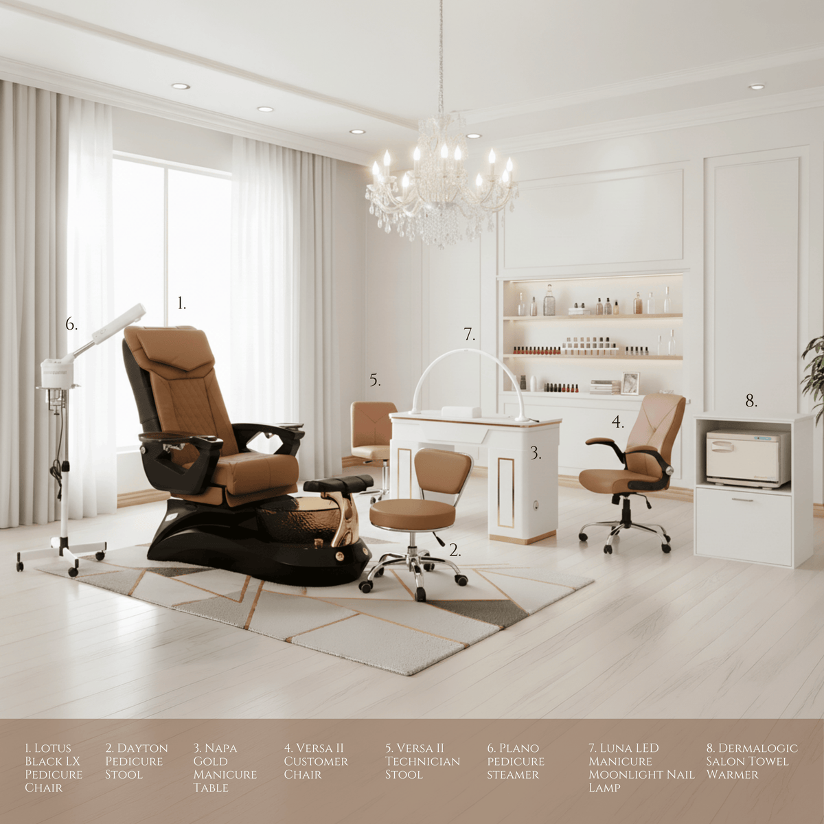 LOTUS II 8 Set Package - Cappuccino