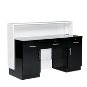 Lux BW 2 Stripes Reception Desk Whale Spa