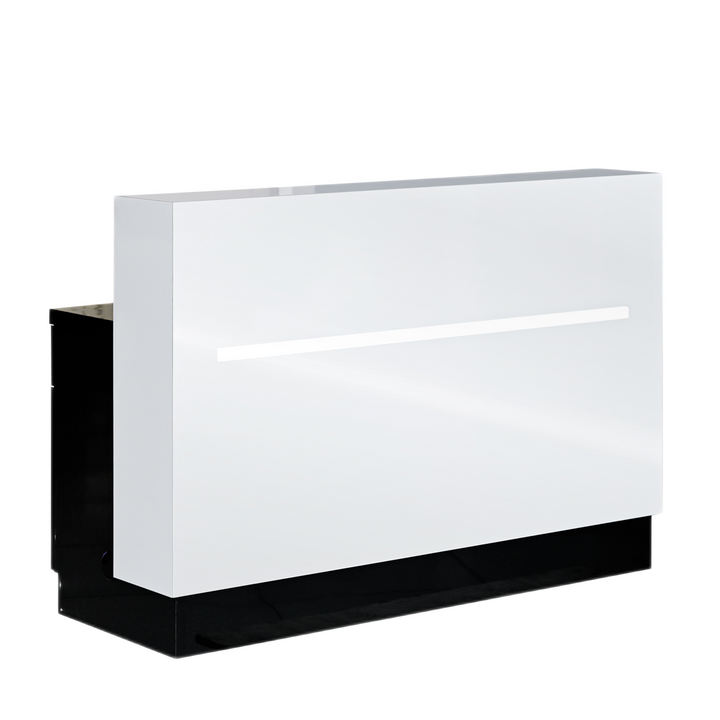 Lux BW 2 Stripes Reception Desk Whale Spa