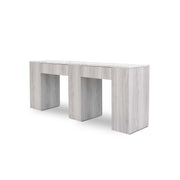 72" Tiffany Double Nail Table