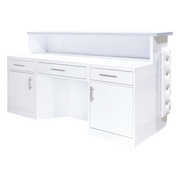 Valentino Lux Tufted Reception Desk Whale Spa