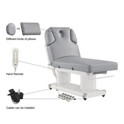 Luxi 4 Motors Medical Spa Treatment Table Gray DIR