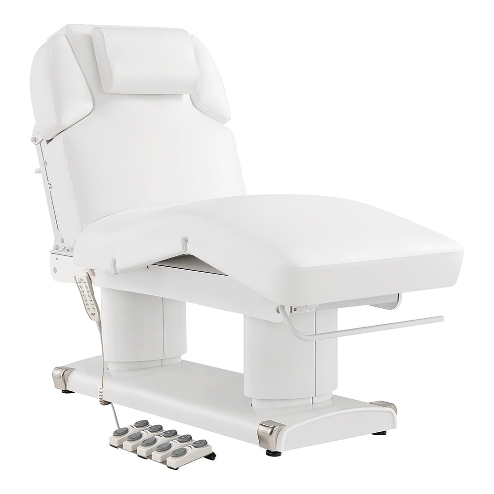 Luxi 4 Motors Medical Spa Treatment Table White DIR