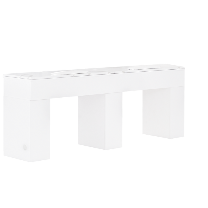 Mira Double Manicure Table White Whale Spa
