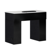 Mira Single Manicure Table Black Whale Spa