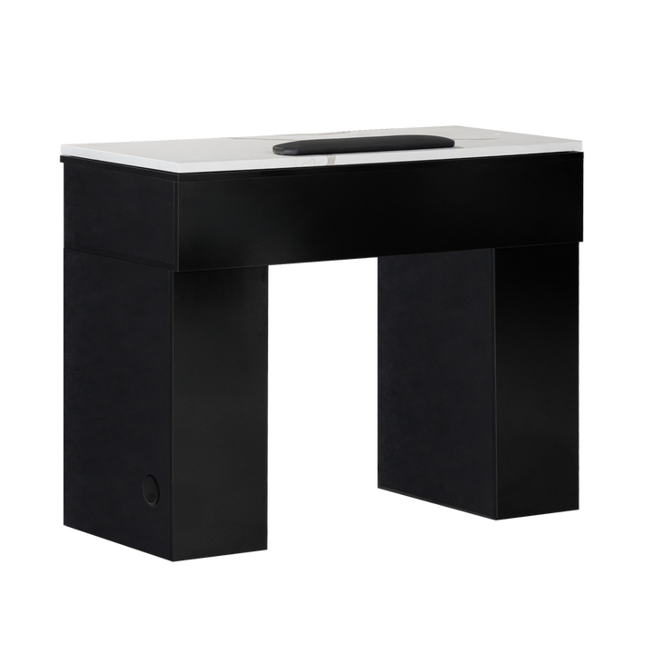 Mira Single Manicure Table Black Whale Spa