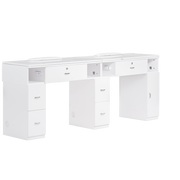 Mira Double Manicure Table White Whale Spa