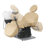 Maximus II Spa Salon Thermo Heated Massage Shampoo Bed with Rotating Seat