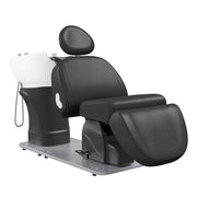 Maximus II Spa Salon Thermo Heated Massage Shampoo Bed with Rotating Seat