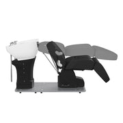 Maximus II Spa Salon Thermo Heated Massage Shampoo Bed with Rotating Seat