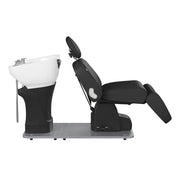 Maximus II Spa Salon Thermo Heated Massage Shampoo Bed with Rotating Seat