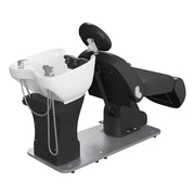 Maximus II Spa Salon Thermo Heated Massage Shampoo Bed with Rotating Seat