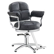 Milano Salon Hairdressing Styling Chair Vintage Black DIR