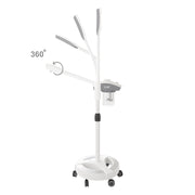NanoMist Professional Facial Steamer with LED Magnifying Lamp & Aromatherapy