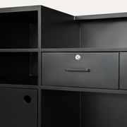 NOUVEAU Tambour Reception Desk (Large)