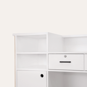 NOUVEAU Tambour Reception Desk (Large)