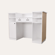 NOUVEAU Tambour Reception Desk (Large)
