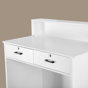 NOUVEAU Tambour Reception Desk (Small)